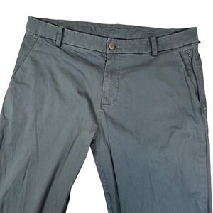 Lululemon Mens Commission Classic Fit Pants Charcoal Gray‎ Size 34x32.5
